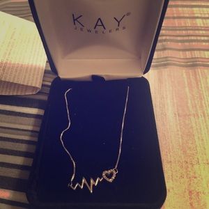 Kay jewelers heartbeat necklace!